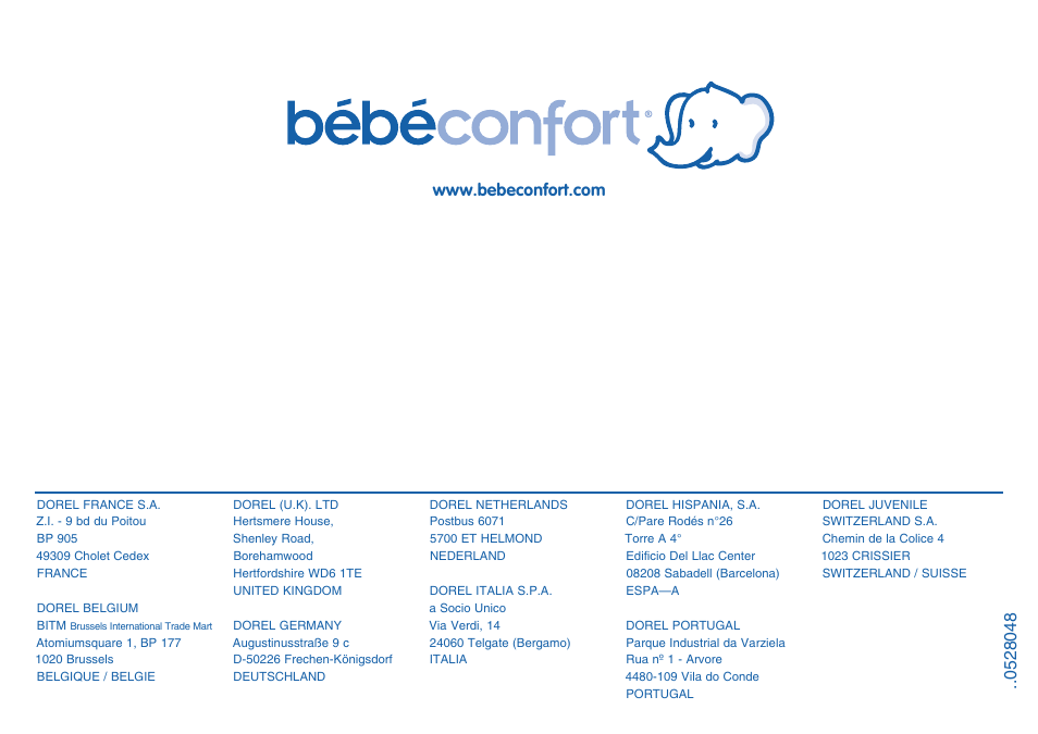 Bebe Confort Duo Amplitude User Manual | Page 32 / 32