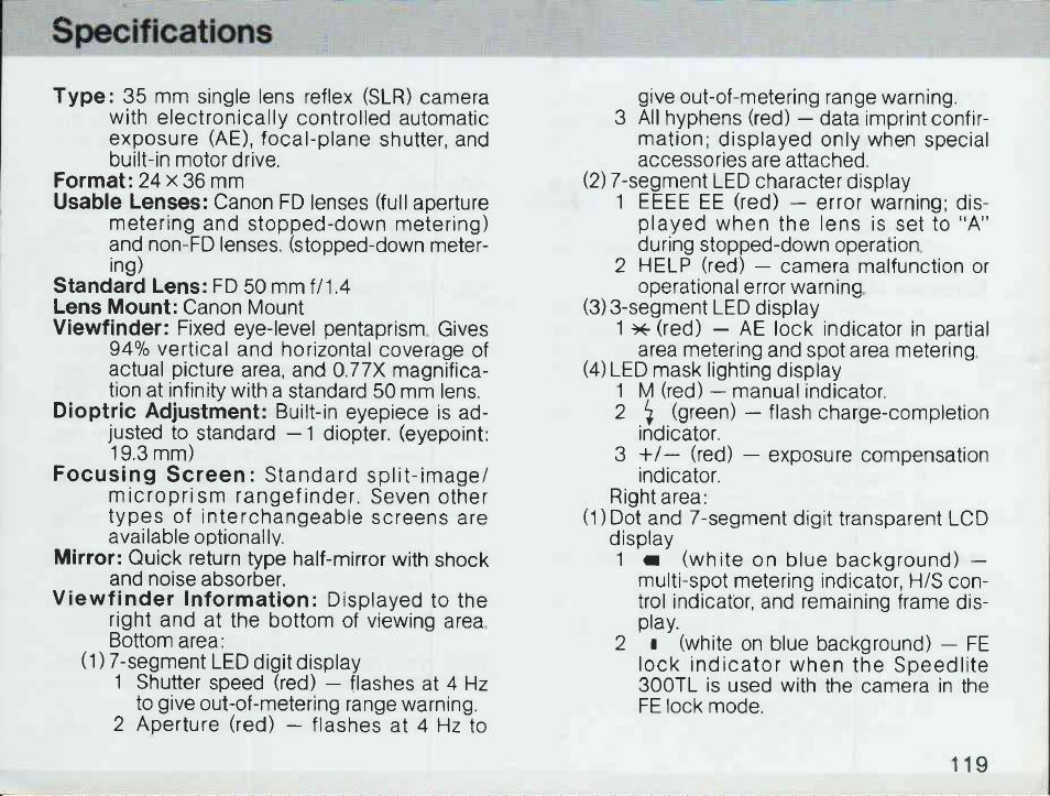 Canon T 90 User Manual | Page 121 / 218