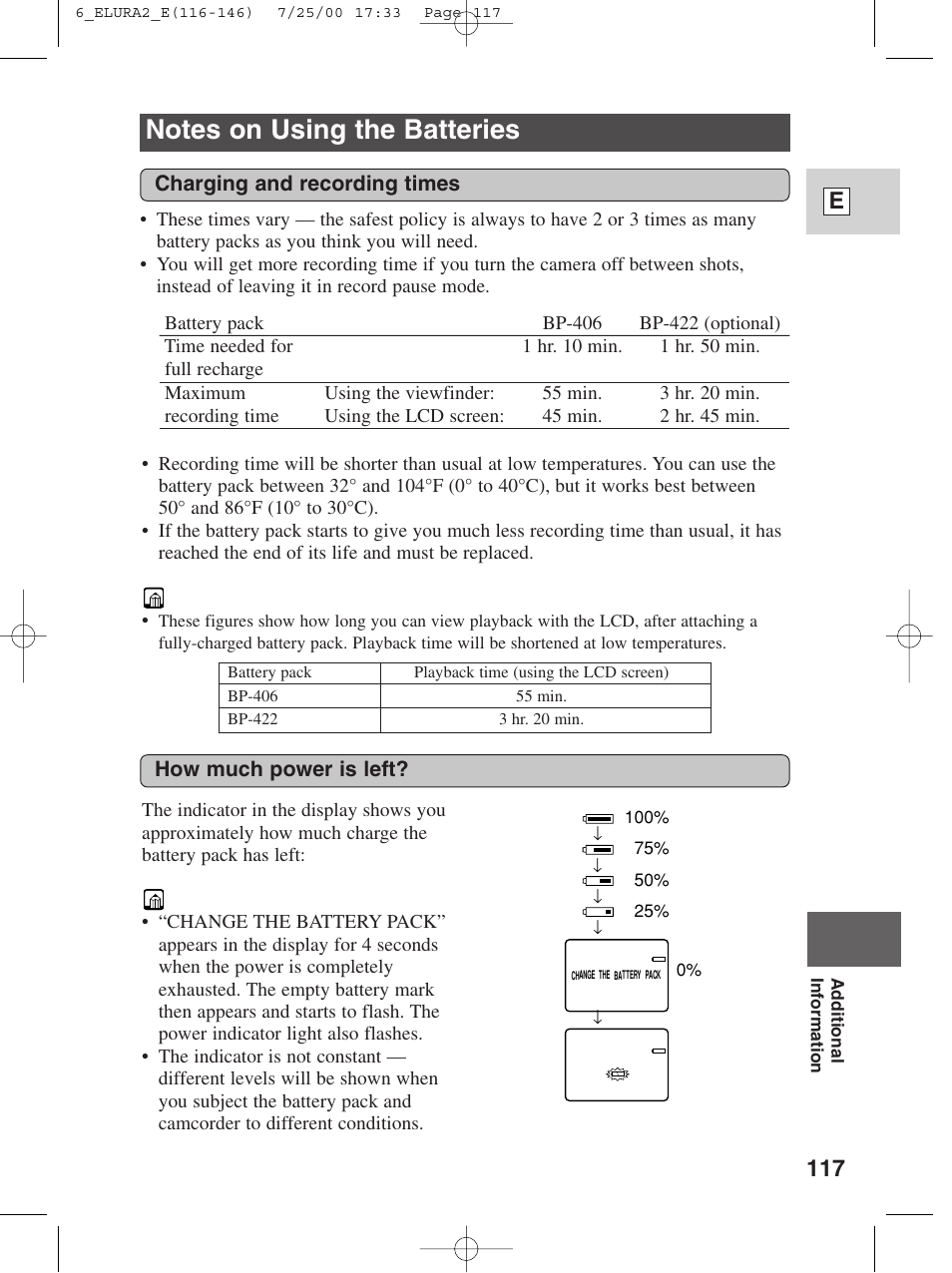 117 e | Canon Elura 2 MC User Manual | Page 117 / 147