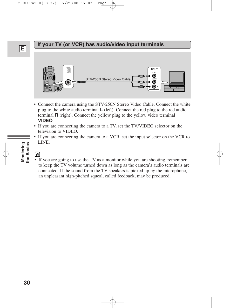 30 e | Canon Elura 2 MC User Manual | Page 30 / 147