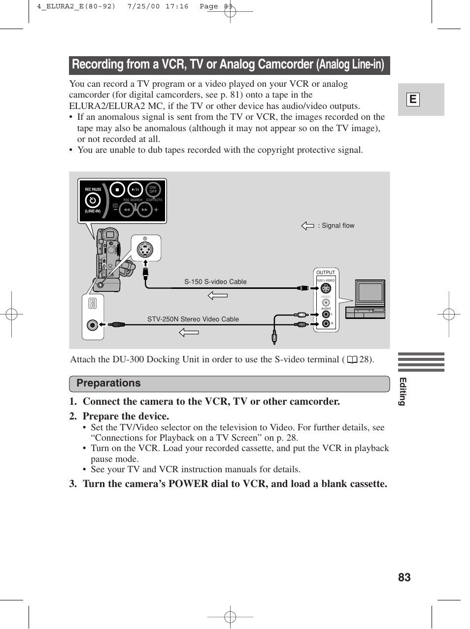 83 e | Canon Elura 2 MC User Manual | Page 83 / 147