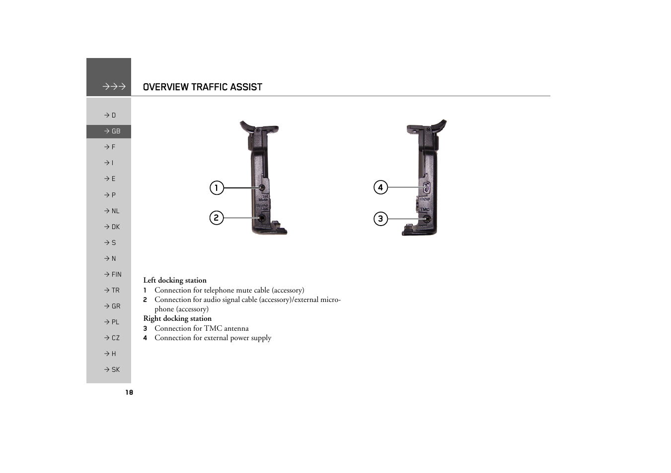 Becker TRAFFIC ASSIST Z200 User Manual | Page 18 / 117