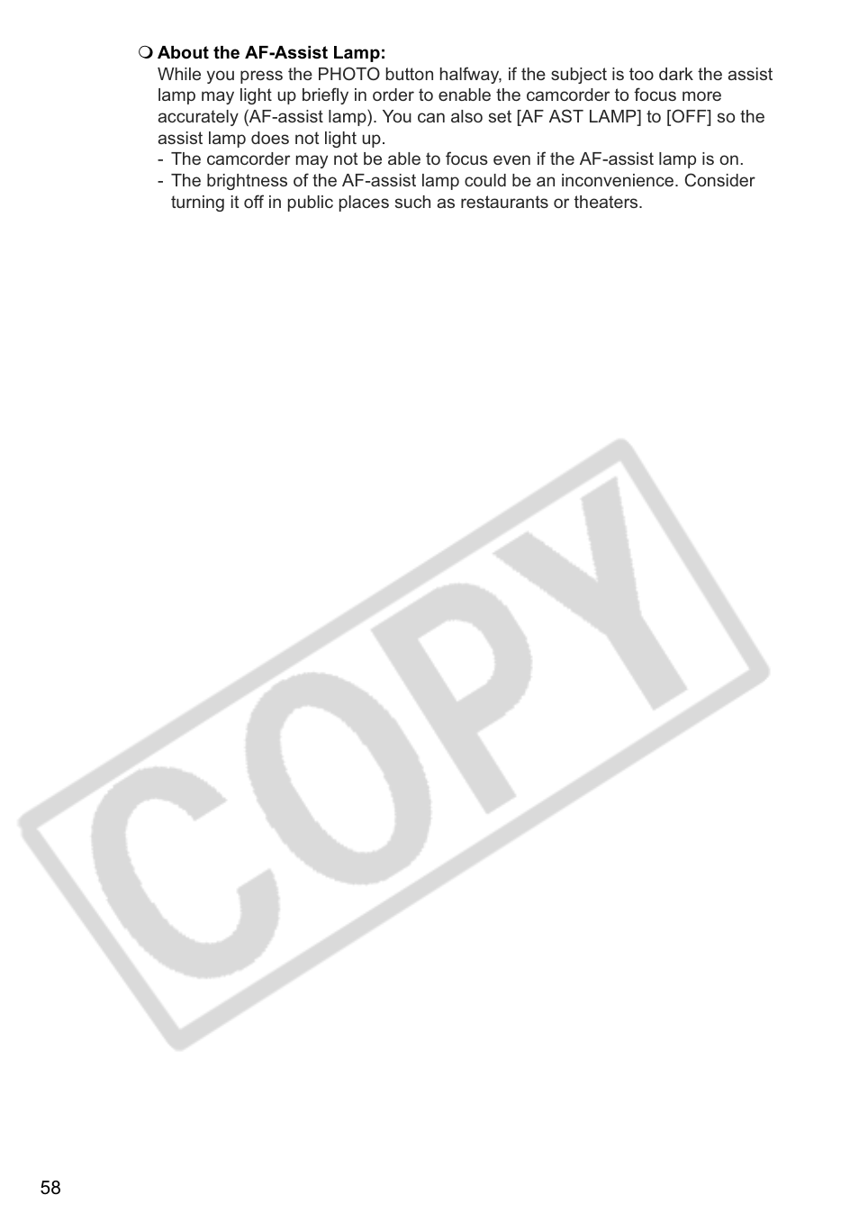Canon DC 40 User Manual | Page 58 / 144