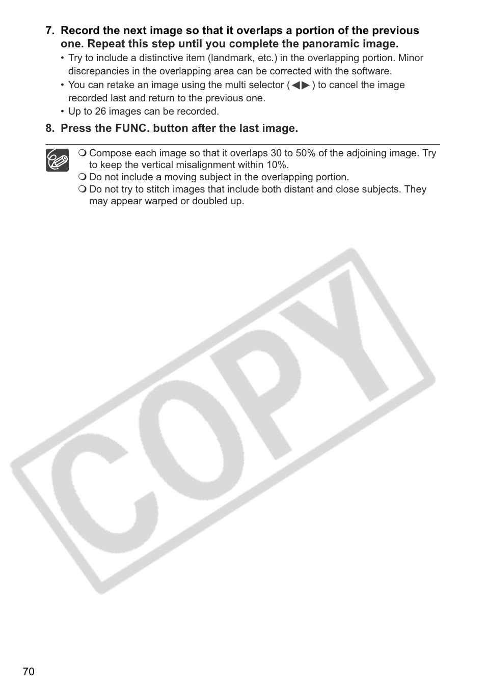 Canon DC 40 User Manual | Page 70 / 144