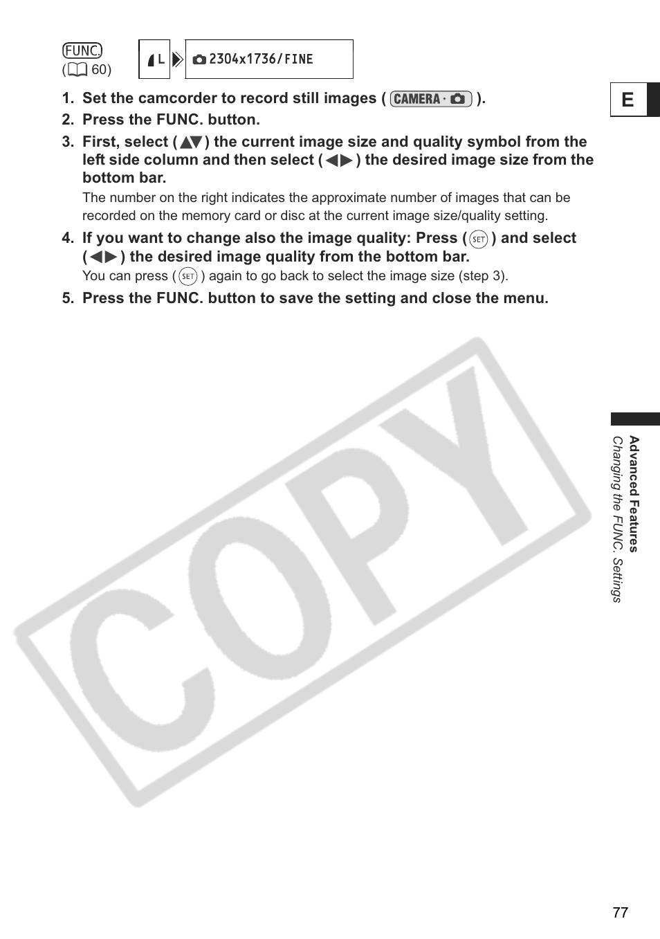 Canon DC 40 User Manual | Page 77 / 144
