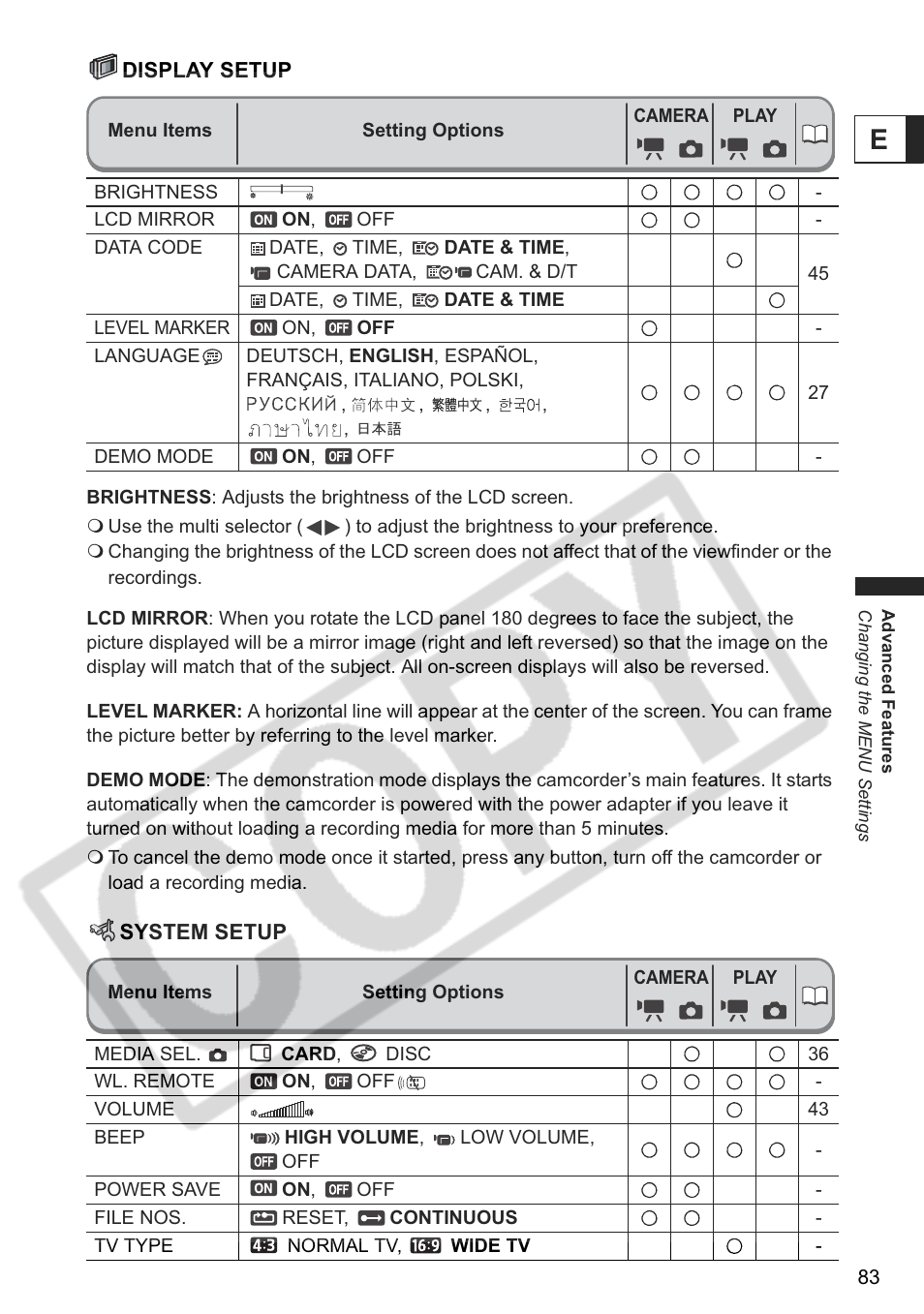 Canon DC 40 User Manual | Page 83 / 144