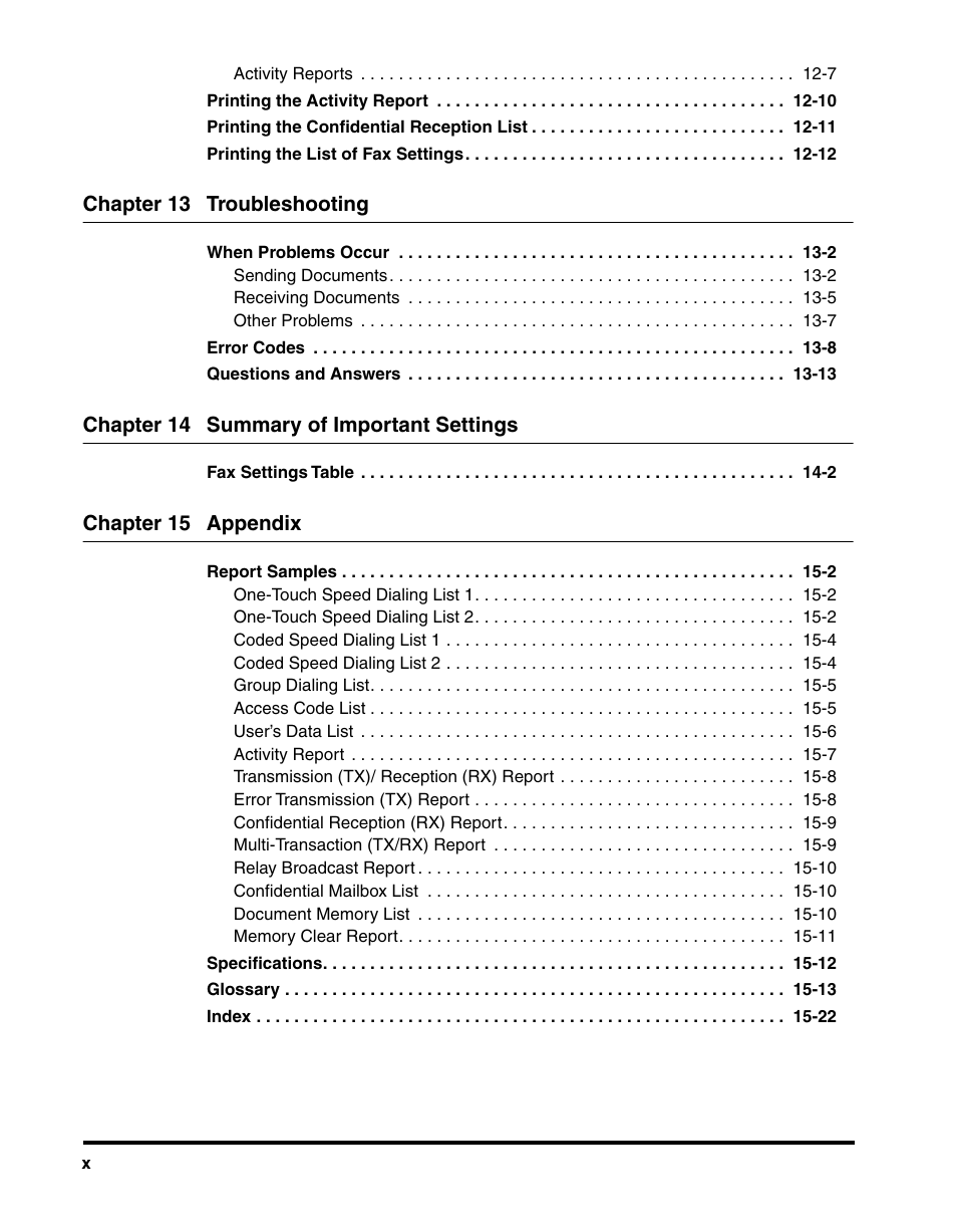 Canon IMAGERUNNER 2010F User Manual | Page 11 / 382