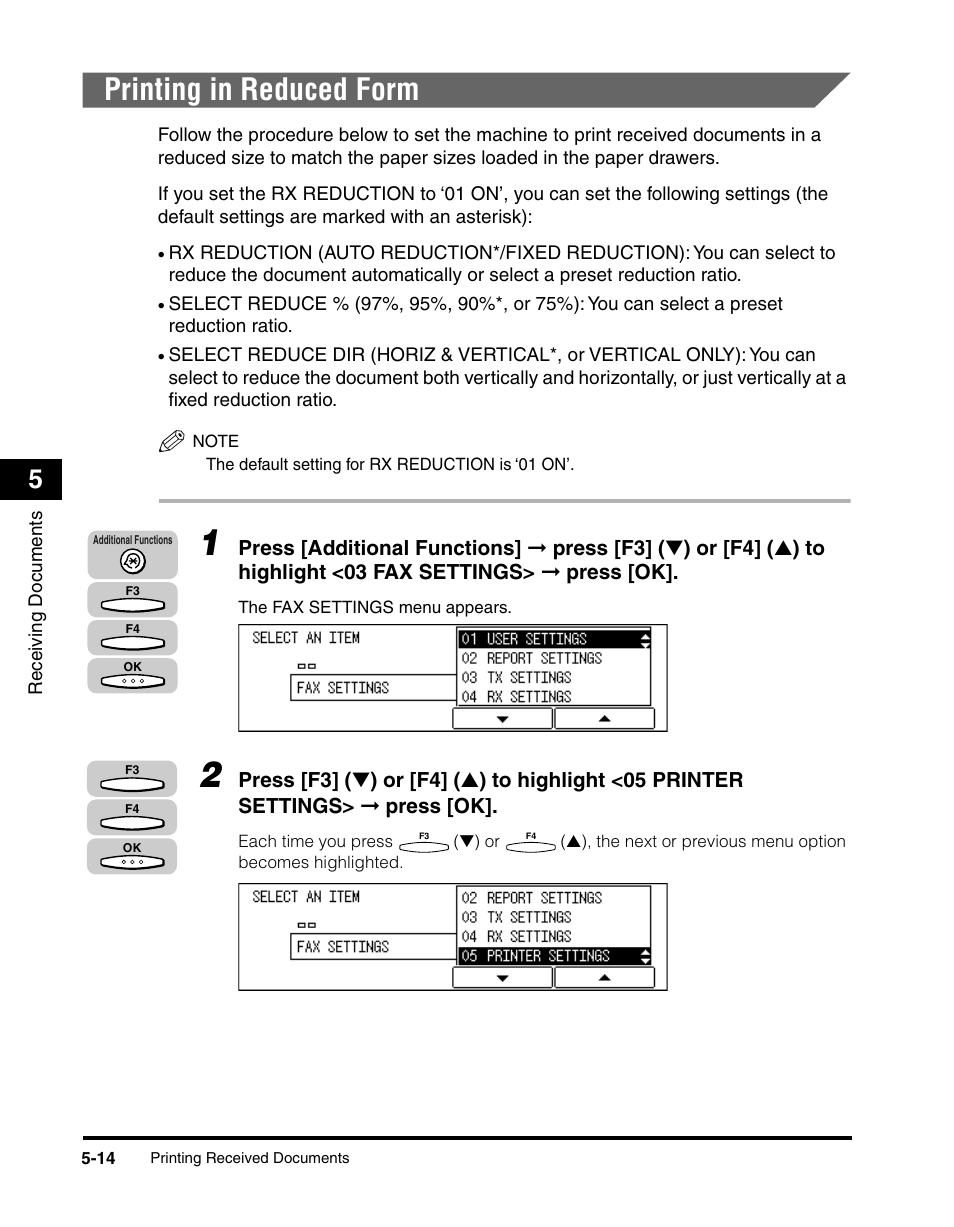 Printing in reduced form, Printing in reduced form -14 | Canon IMAGERUNNER 2010F User Manual | Page 167 / 382