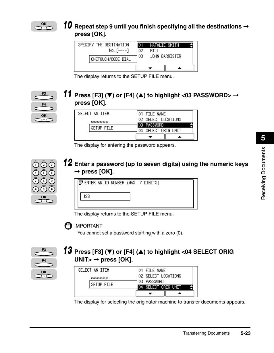 Receiving documents | Canon IMAGERUNNER 2010F User Manual | Page 176 / 382