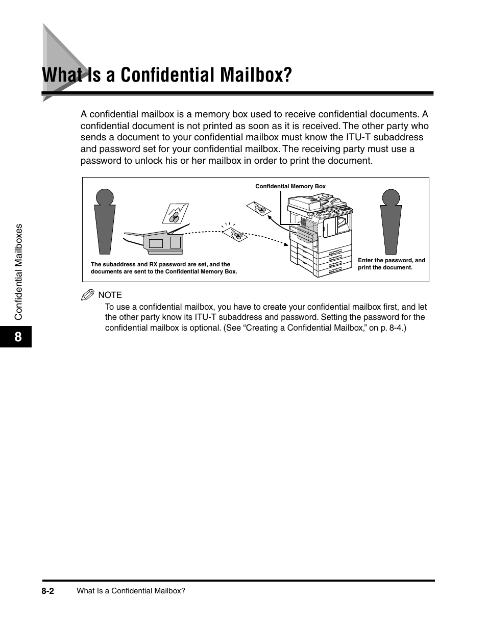 What is a confidential mailbox, What is a confidential mailbox? -2 | Canon IMAGERUNNER 2010F User Manual | Page 233 / 382