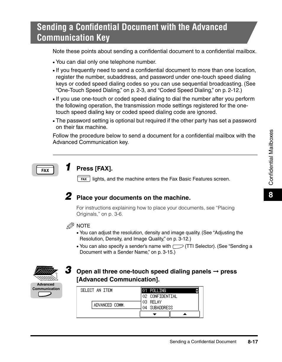 Canon IMAGERUNNER 2010F User Manual | Page 248 / 382