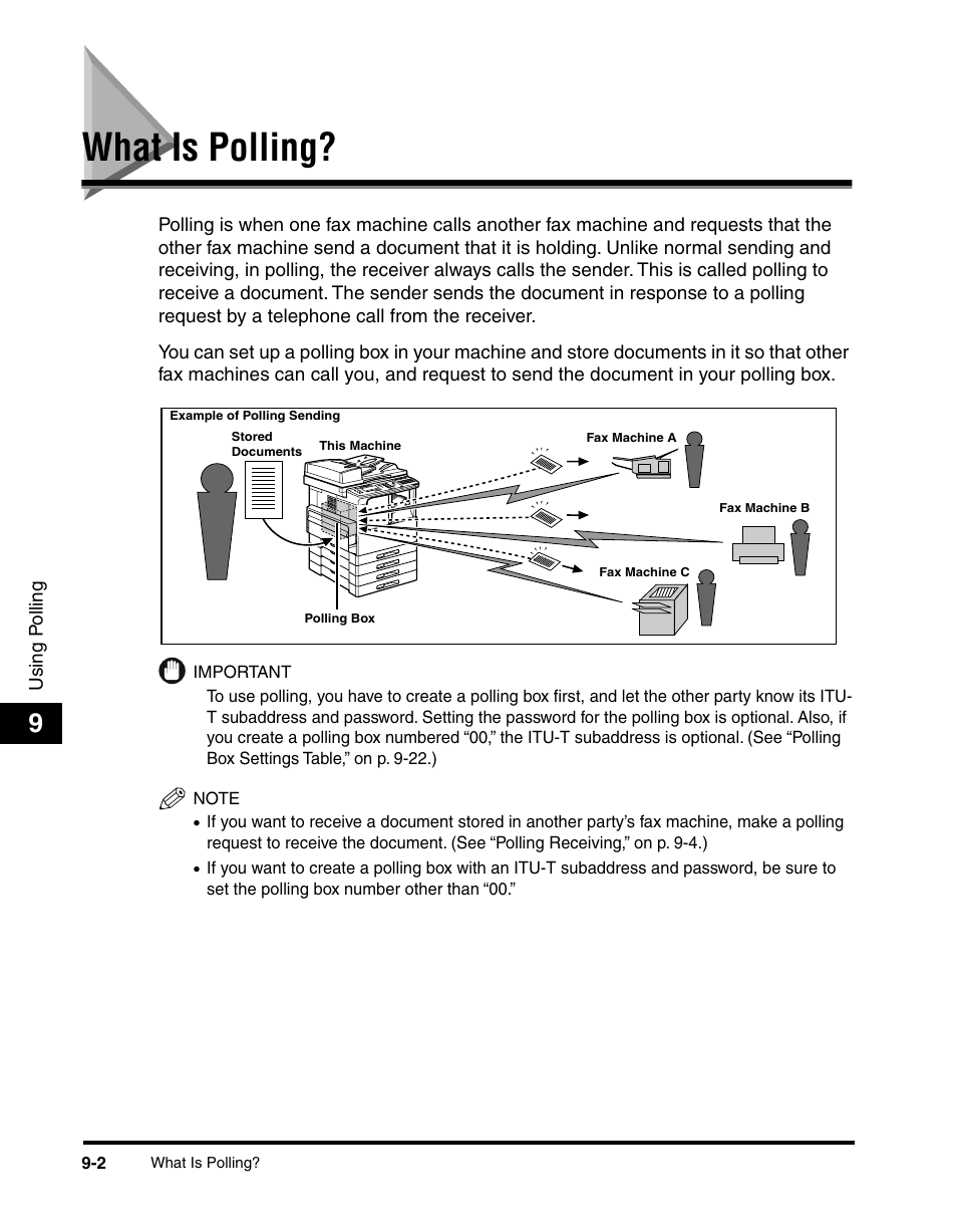 What is polling, What is polling? -2 | Canon IMAGERUNNER 2010F User Manual | Page 253 / 382