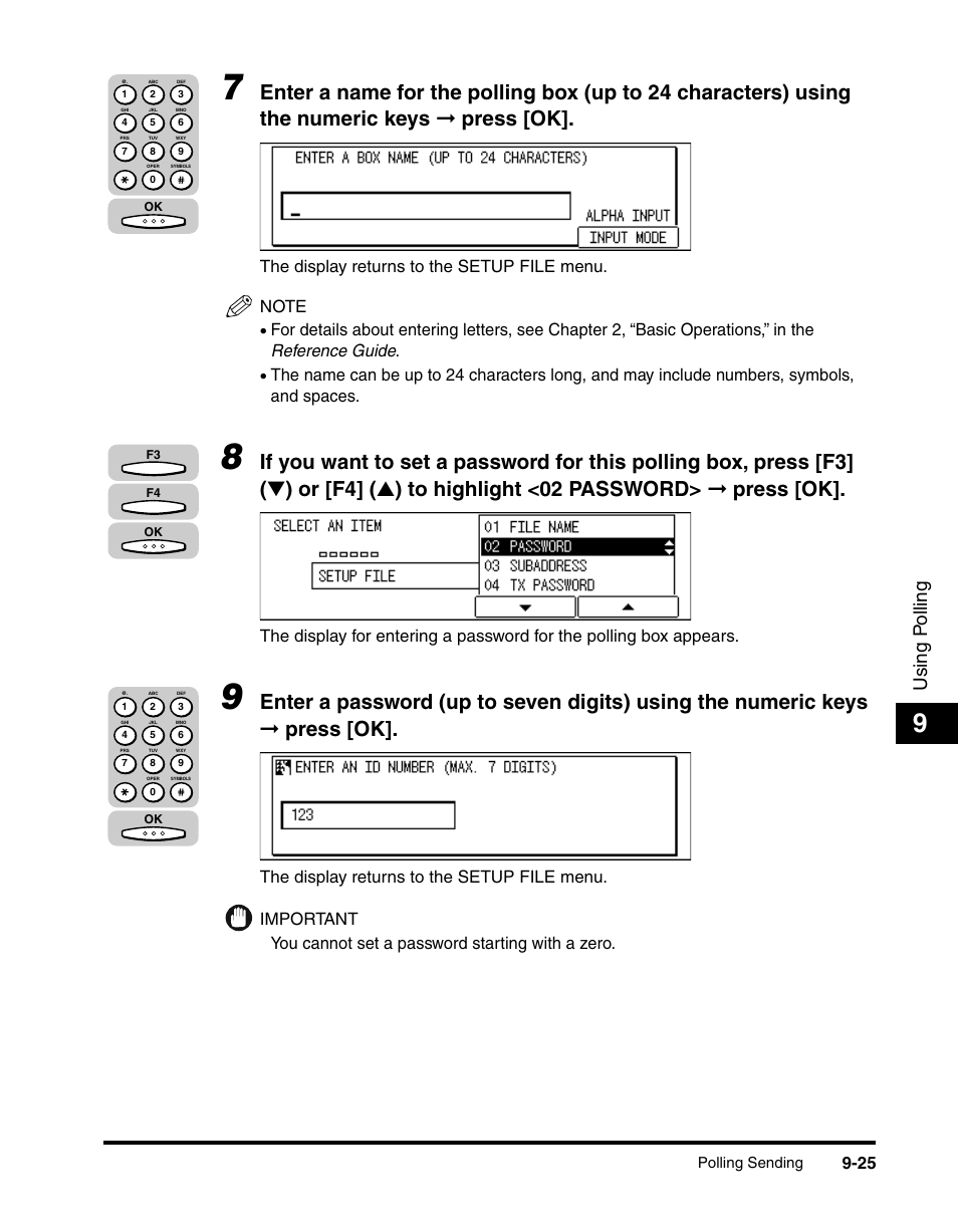 Using p olling | Canon IMAGERUNNER 2010F User Manual | Page 276 / 382