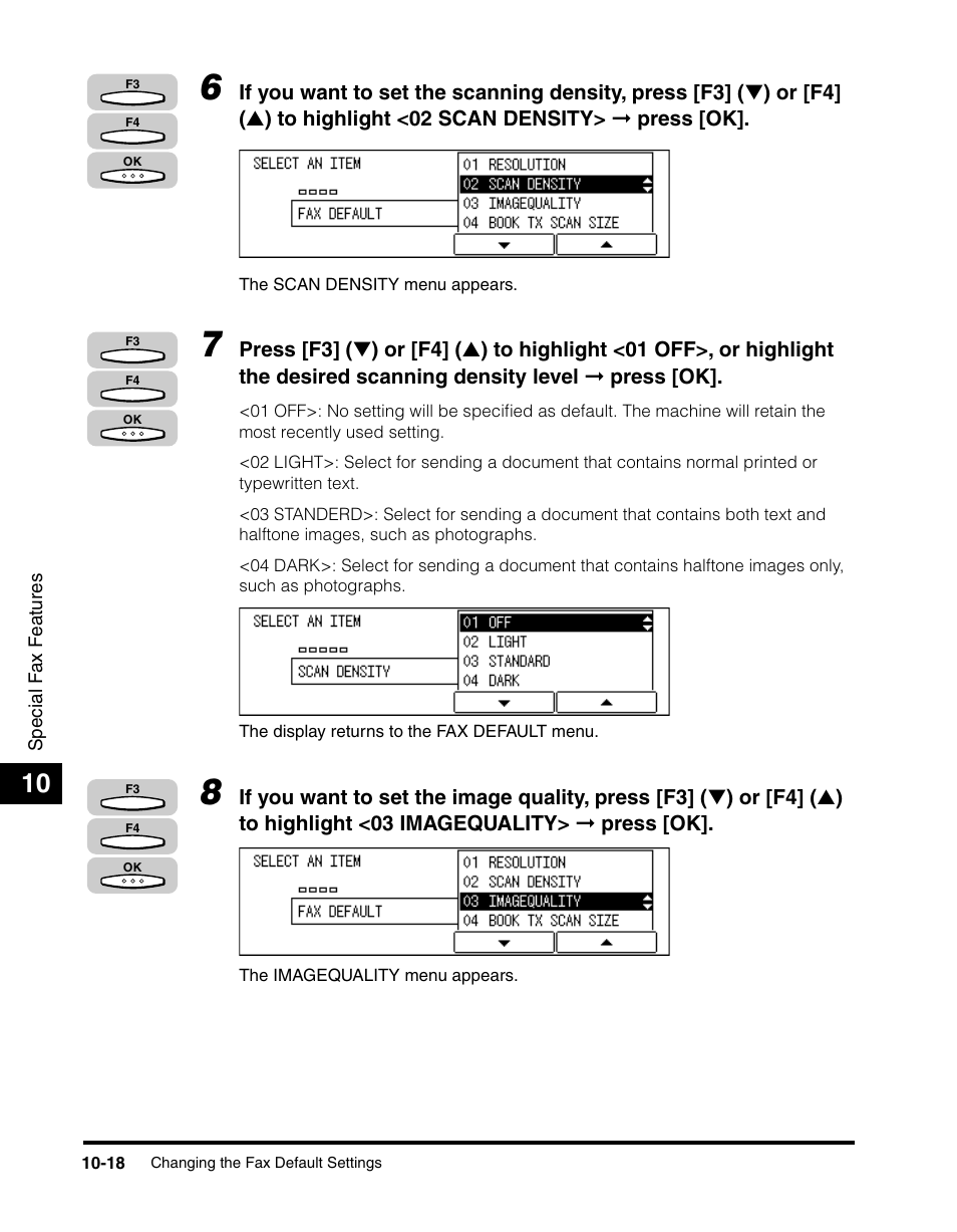 Canon IMAGERUNNER 2010F User Manual | Page 301 / 382
