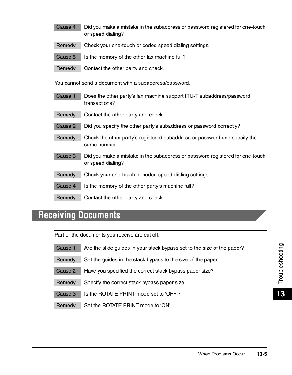 Receiving documents, Receiving documents -5 | Canon IMAGERUNNER 2010F User Manual | Page 342 / 382