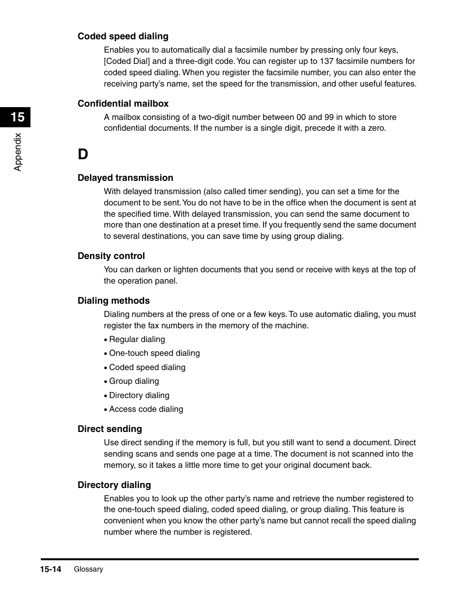 Canon IMAGERUNNER 2010F User Manual | Page 369 / 382