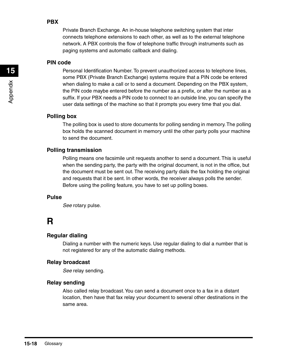 Canon IMAGERUNNER 2010F User Manual | Page 373 / 382