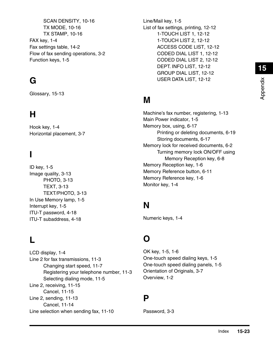 Canon IMAGERUNNER 2010F User Manual | Page 378 / 382