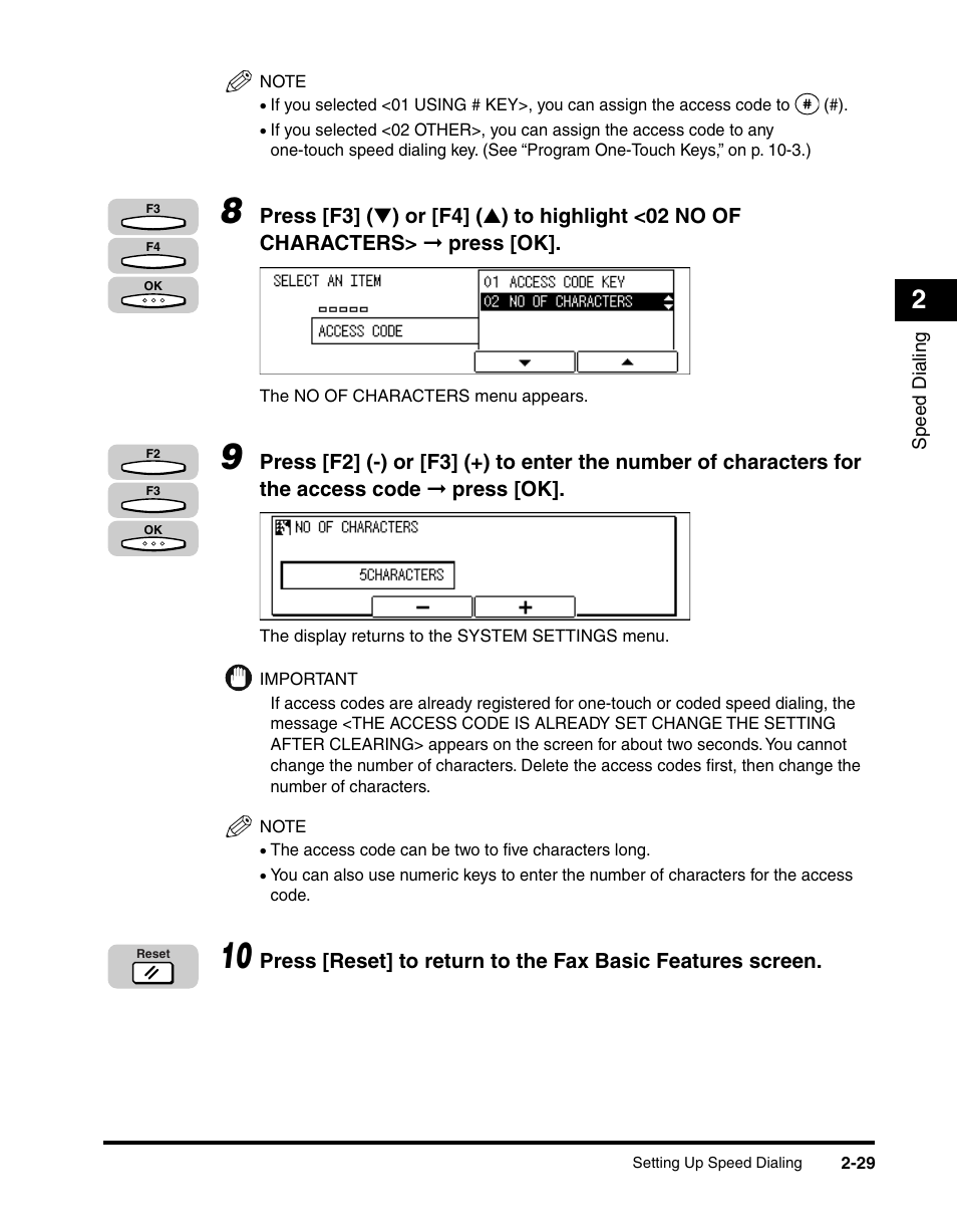 Canon IMAGERUNNER 2010F User Manual | Page 74 / 382