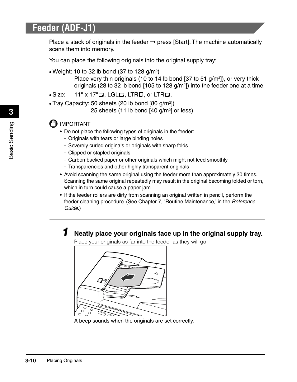 Feeder (adf-j1), Feeder (adf-j1) -10 | Canon IMAGERUNNER 2010F User Manual | Page 93 / 382