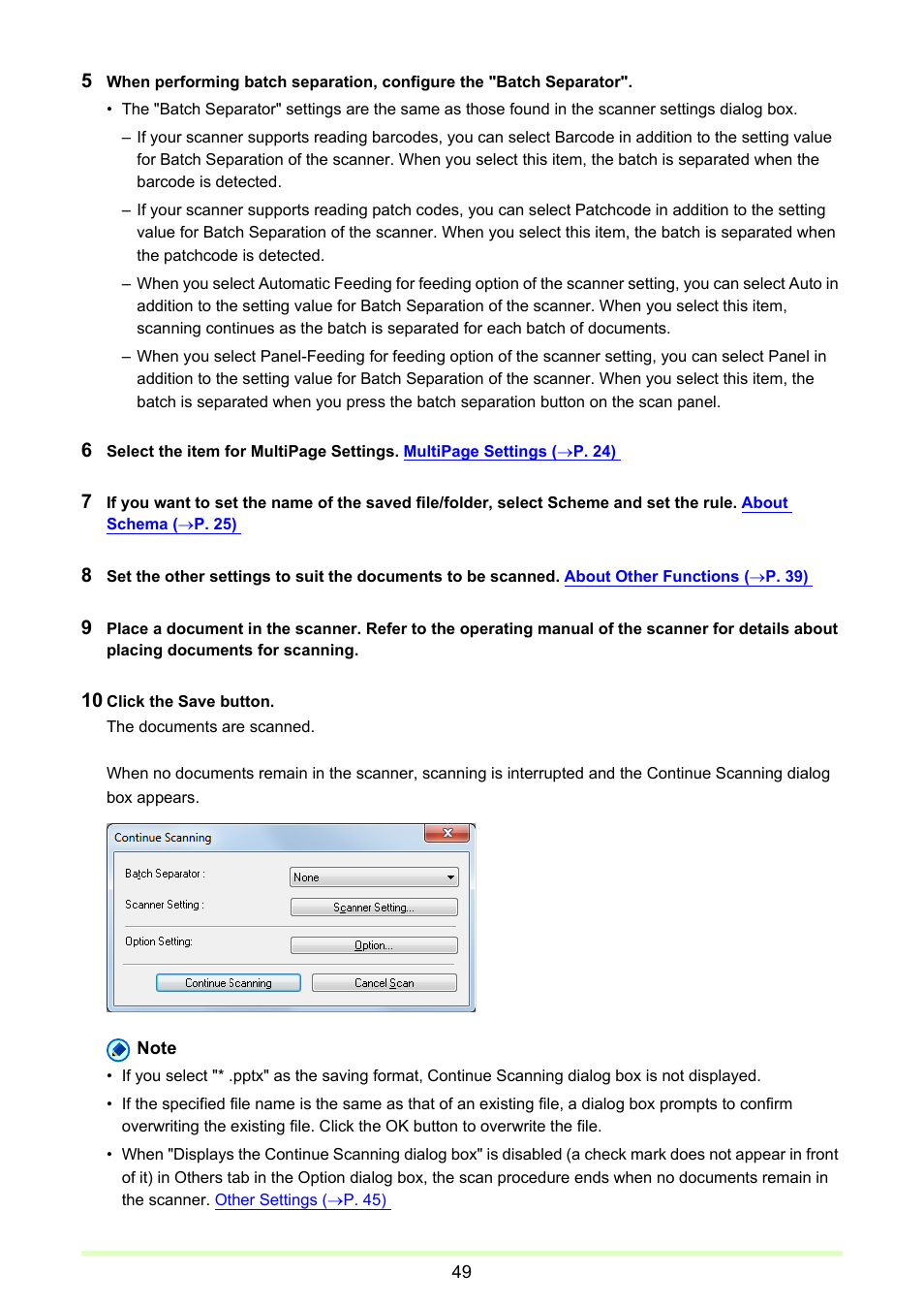 Canon CAPTUREPERFECT 3.1 User Manual | Page 49 / 85