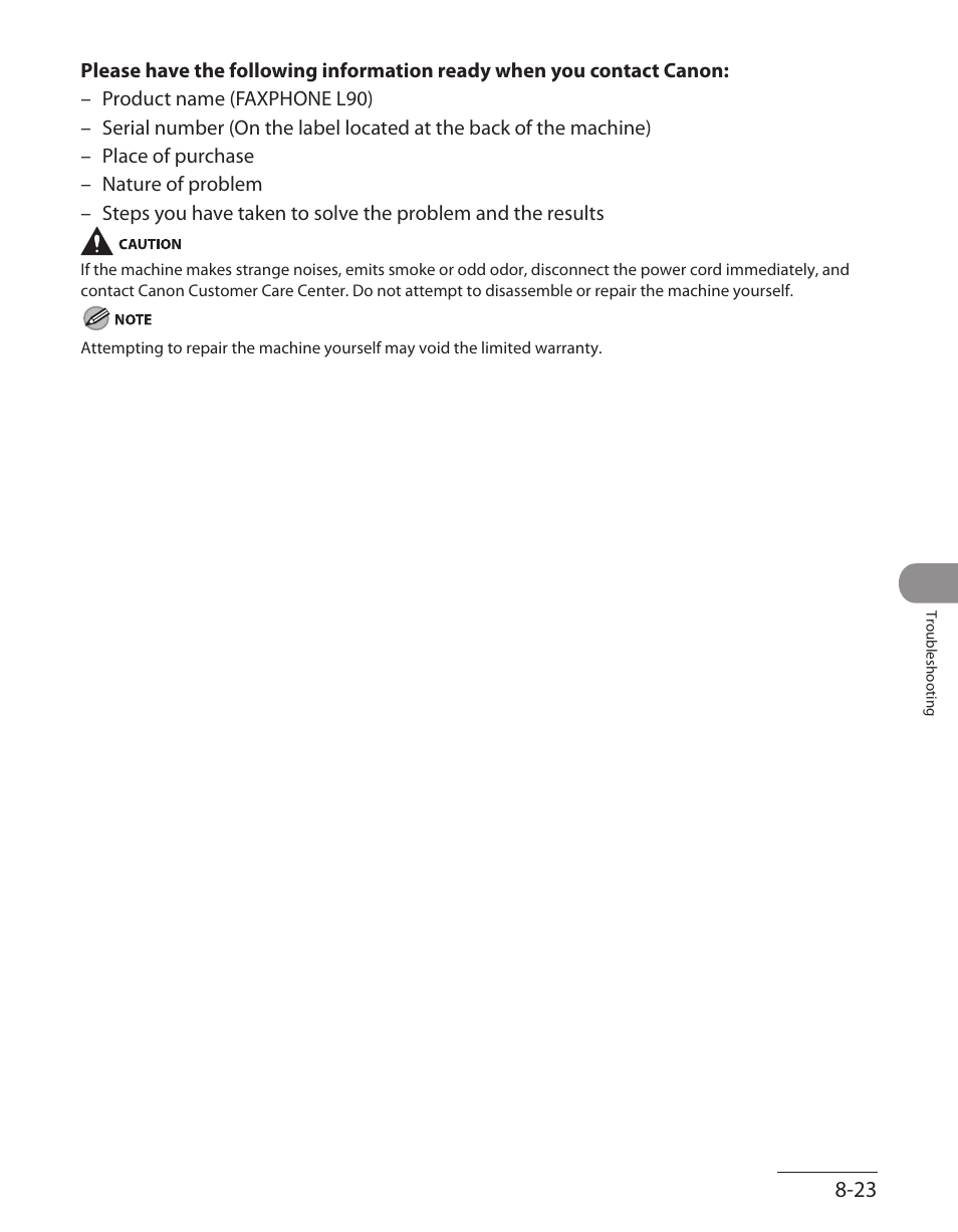 Canon L90 User Manual | Page 186 / 214