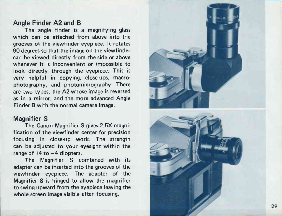 How to check the battery | Canon AE-1 User Manual | Page 29 / 138