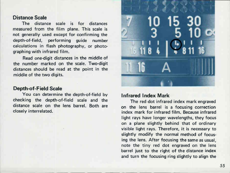 Holding the camera | Canon AE-1 User Manual | Page 55 / 138