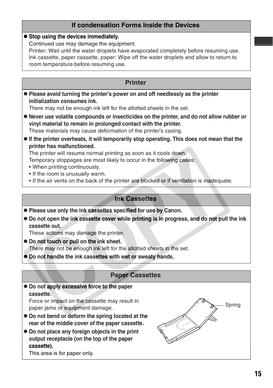 Canon CP710 User Manual | Page 17 / 69