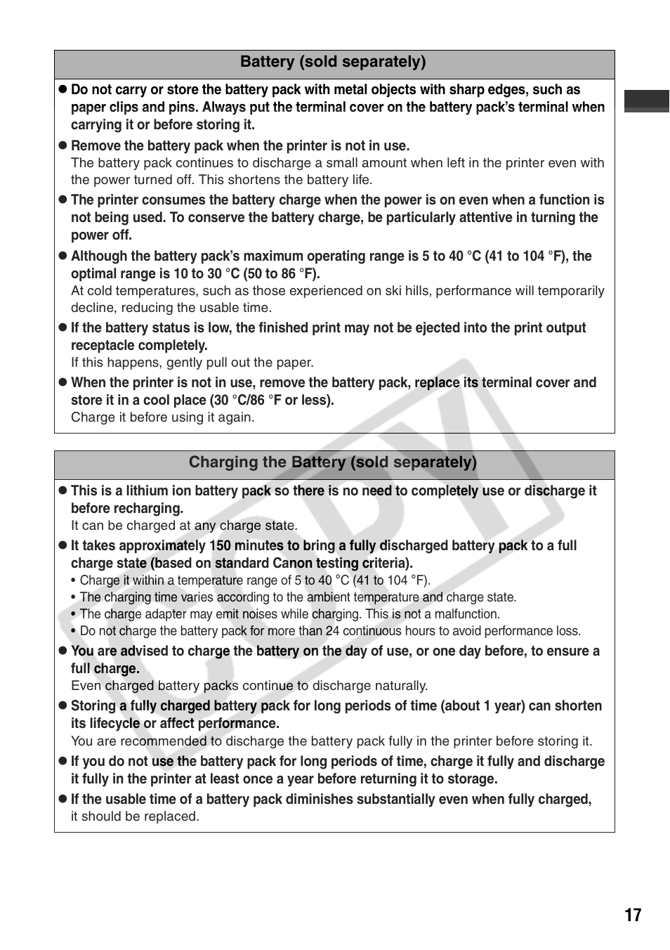 Canon CP710 User Manual | Page 19 / 69