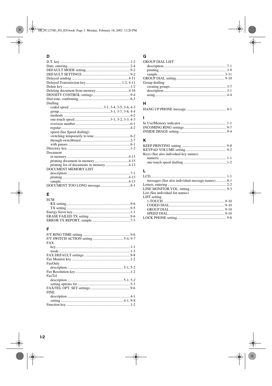Canon PC1270D User Manual | Page 84 / 88