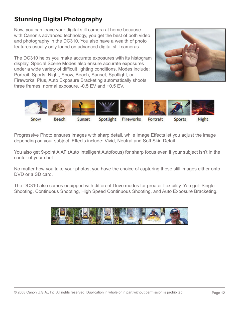 Stunning digital photography | Canon 2694B001 User Manual | Page 12 / 18