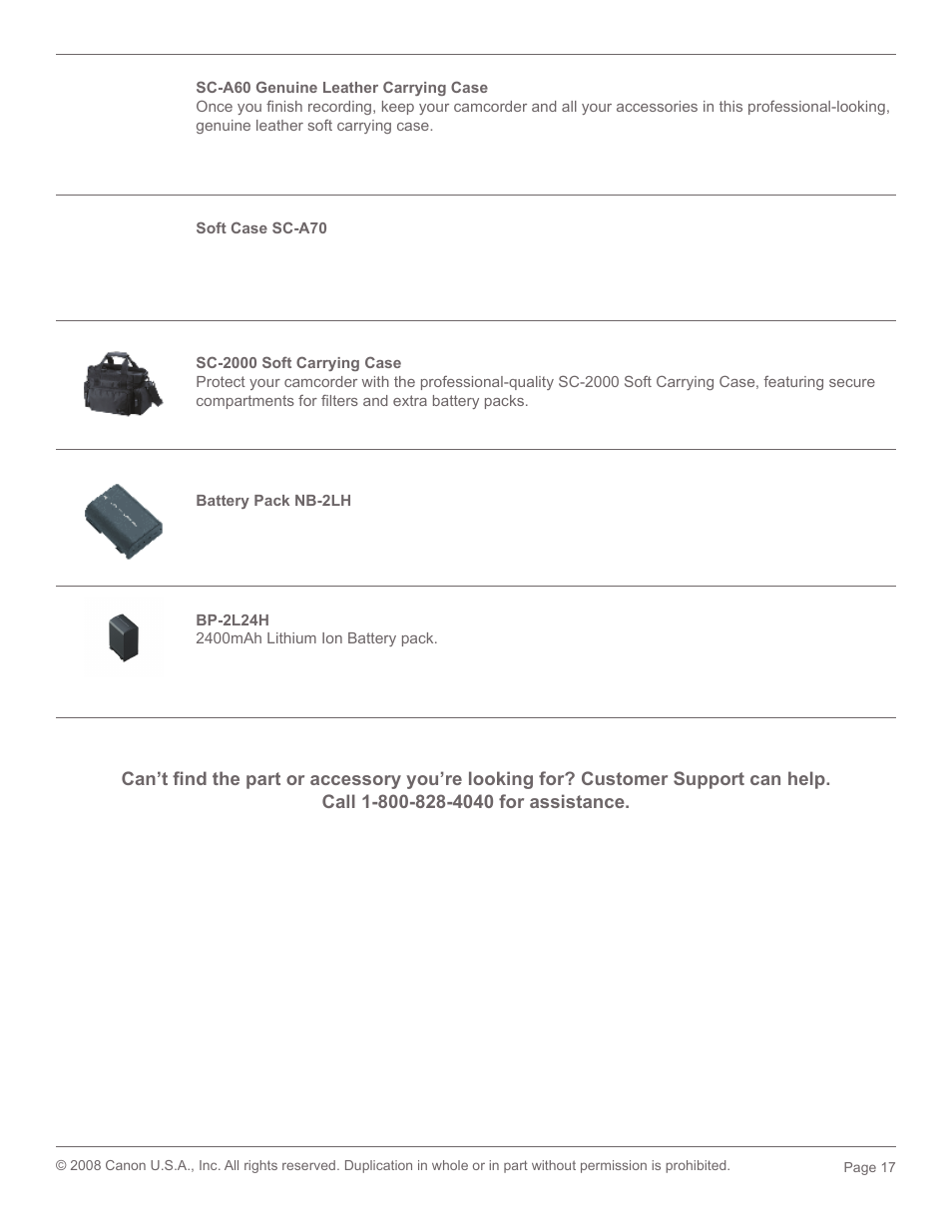 Canon 2694B001 User Manual | Page 17 / 18