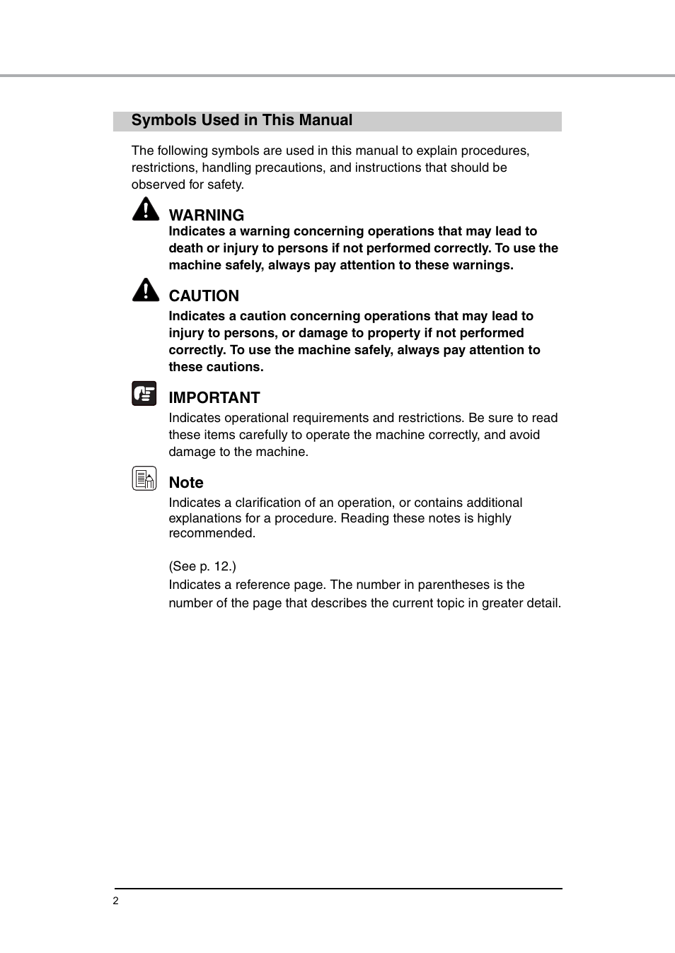 Symbols used in this manual | Canon DR-6010C User Manual | Page 6 / 61
