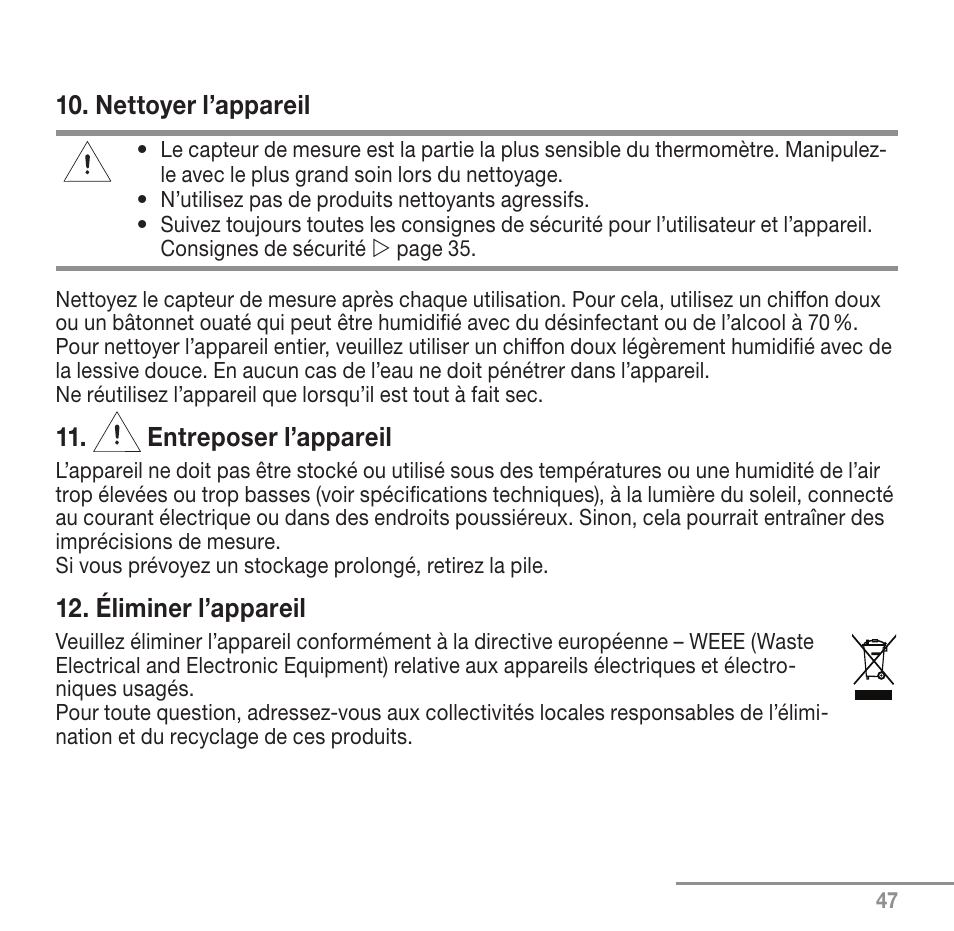 Beurer FT 90 User Manual | Page 47 / 144