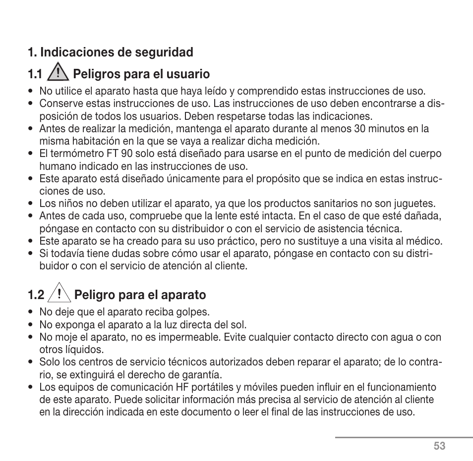 Beurer FT 90 User Manual | Page 53 / 144