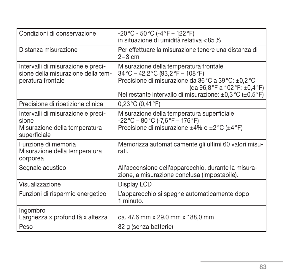 Beurer FT 90 User Manual | Page 83 / 144