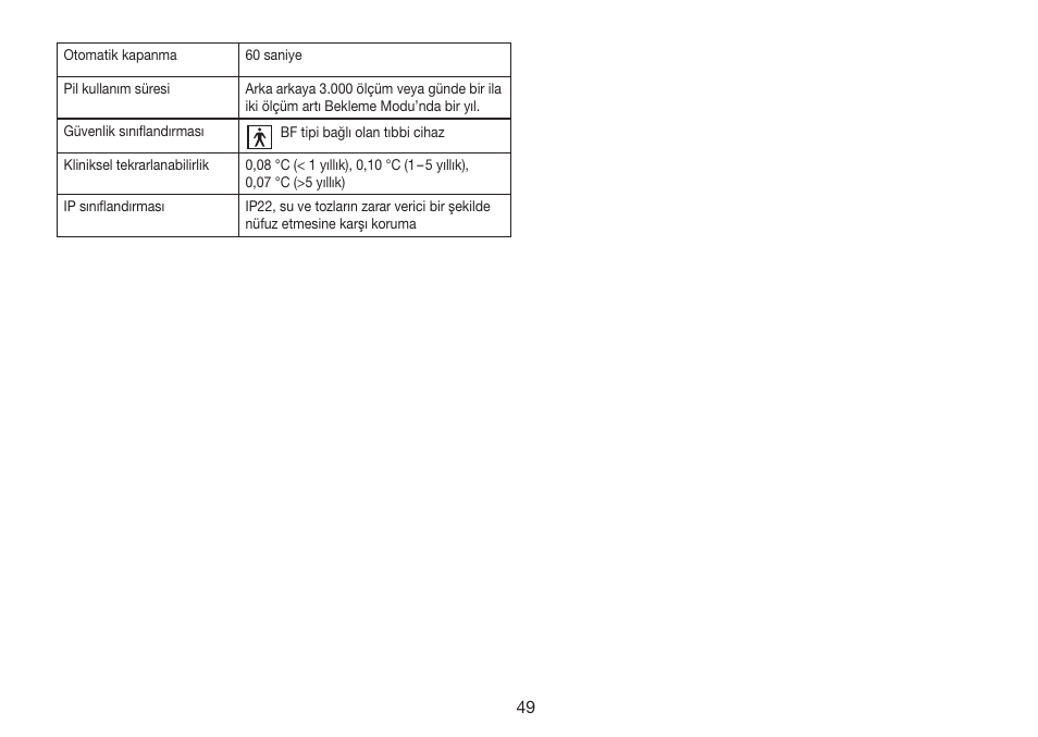 Beurer FT 78 User Manual | Page 49 / 72