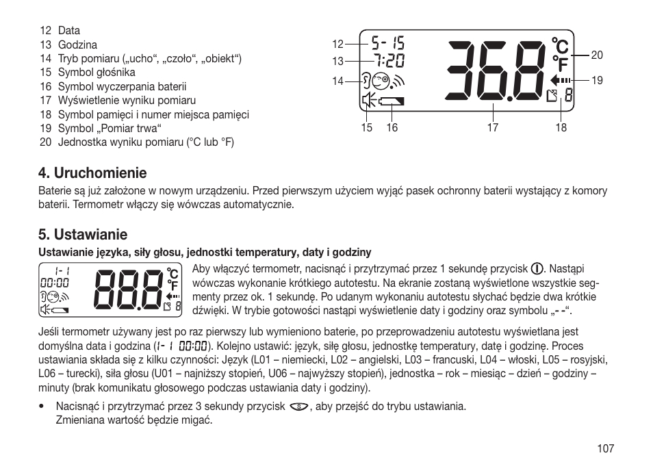 Beurer FT 70 User Manual | Page 107 / 120