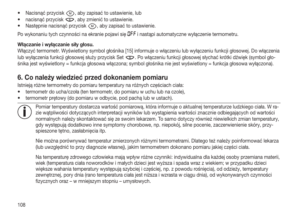 Co należy wiedzieć przed dokonaniem pomiaru | Beurer FT 70 User Manual | Page 108 / 120