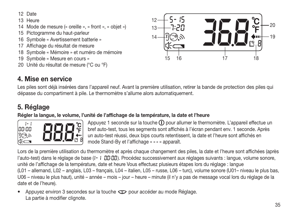 Beurer FT 70 User Manual | Page 35 / 120