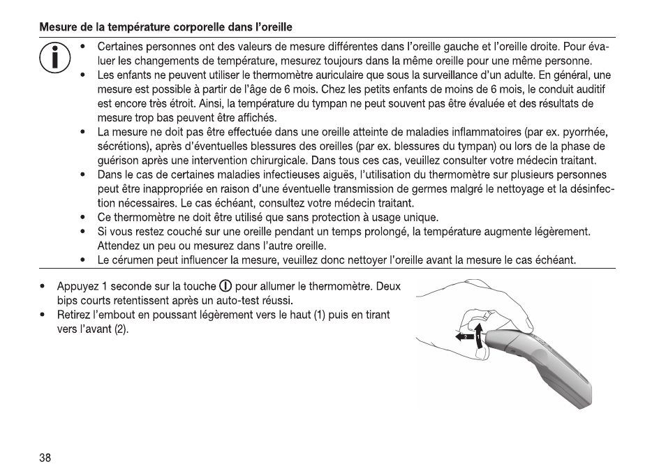 Beurer FT 70 User Manual | Page 38 / 120