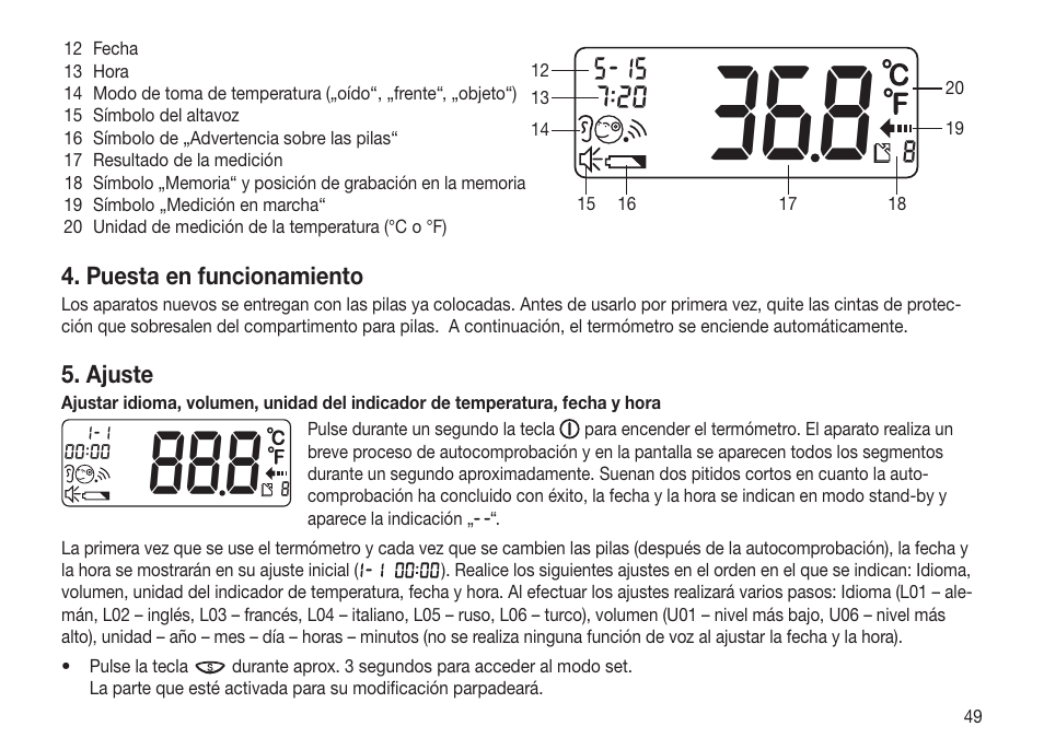 Beurer FT 70 User Manual | Page 49 / 120