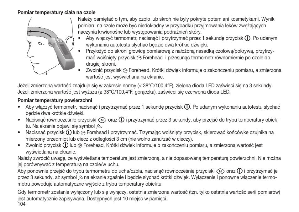Beurer FT 65 User Manual | Page 104 / 112