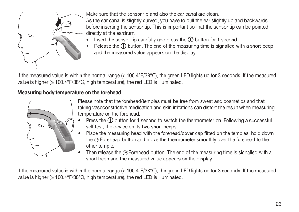 Beurer FT 65 User Manual | Page 23 / 112