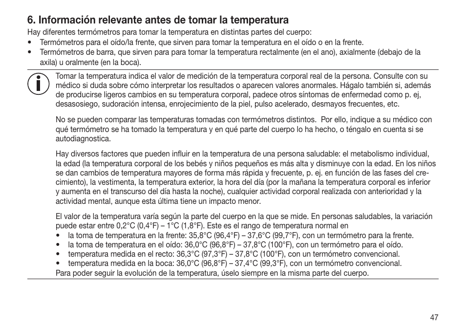 Beurer FT 65 User Manual | Page 47 / 112