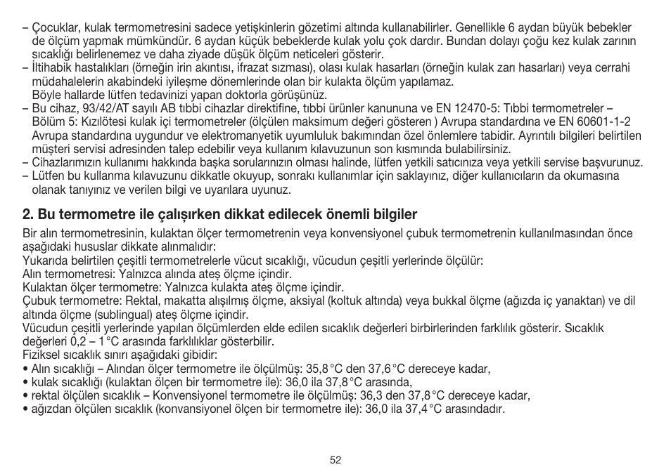 Beurer FT 55 User Manual | Page 52 / 88