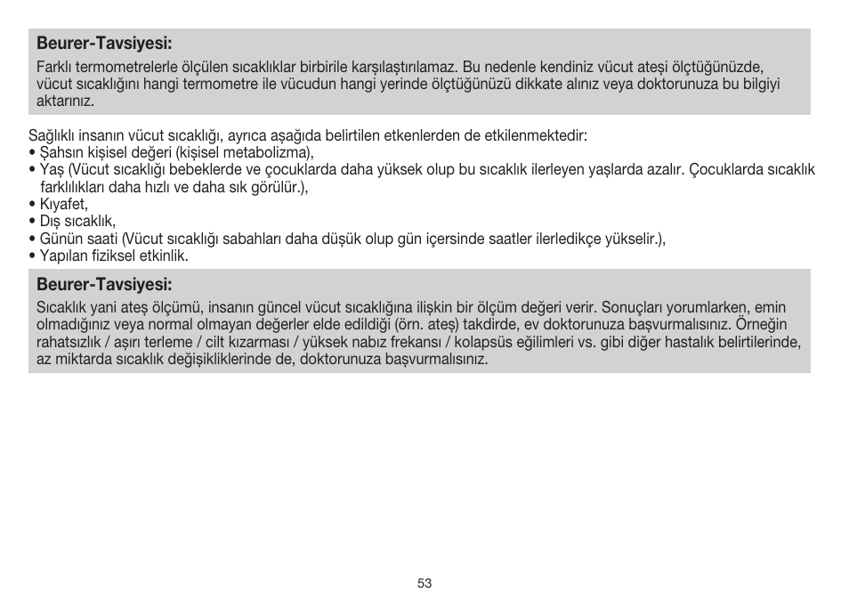 Beurer FT 55 User Manual | Page 53 / 88