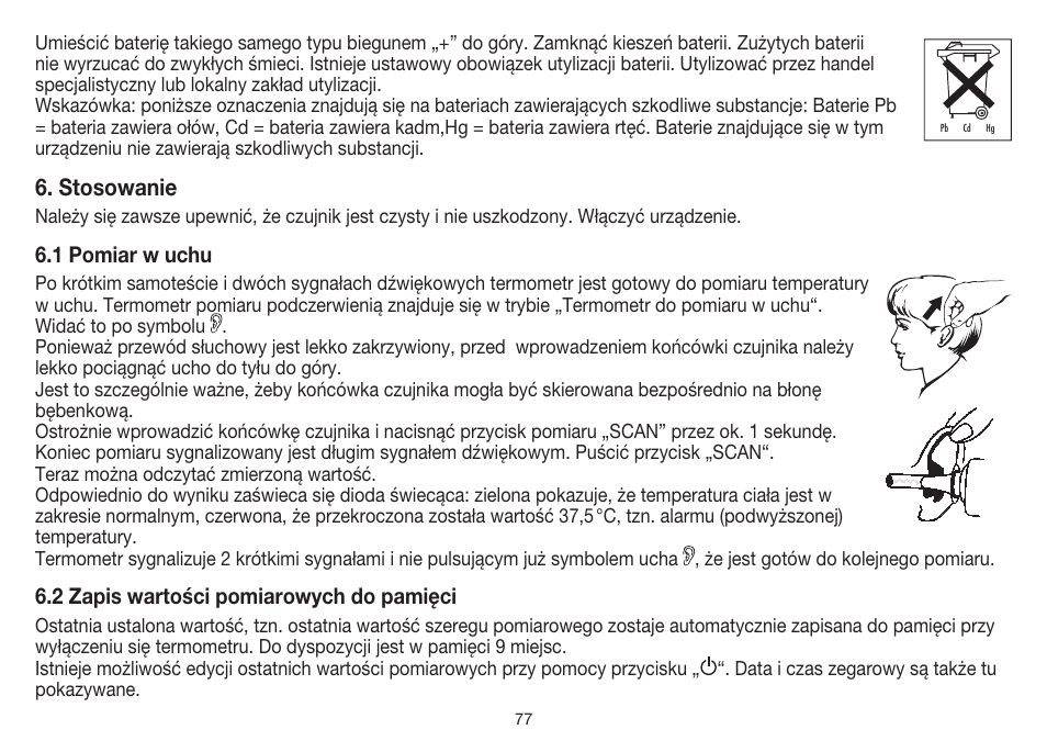 Beurer FT 55 User Manual | Page 77 / 88