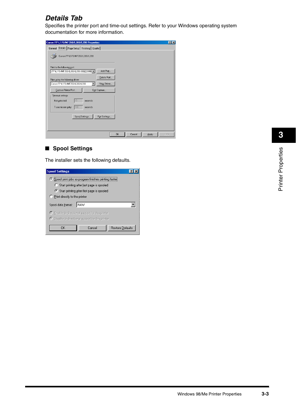 Details tab, Details tab -3 | Canon FAX-L380 User Manual | Page 50 / 104